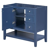 Streamdale 36" Vanity Cabinet Base, 1 Cabinet & 3 Drawers