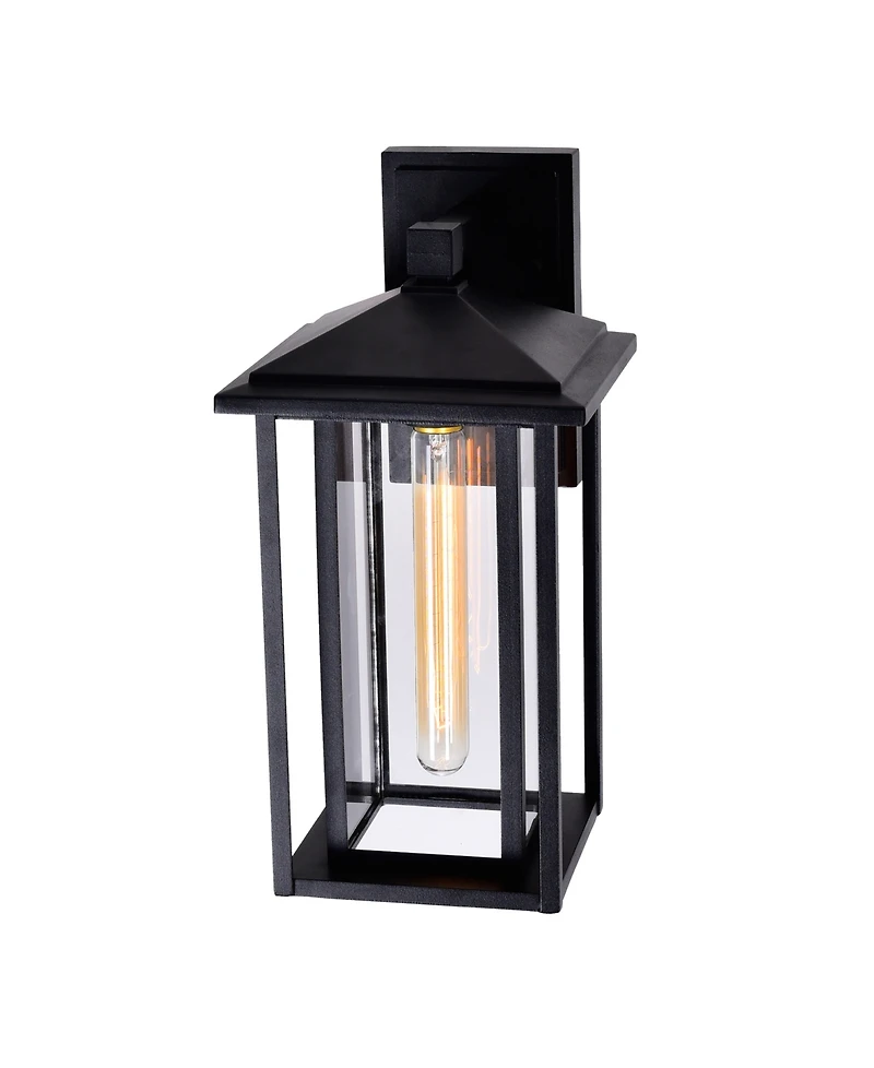 Cwi Lighting 14.7" Metal Crawford 1 Light Outdoor Wall Light