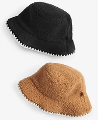 Ugg Fluff & Satin Reversible Scalloped Edge Bucket Hat