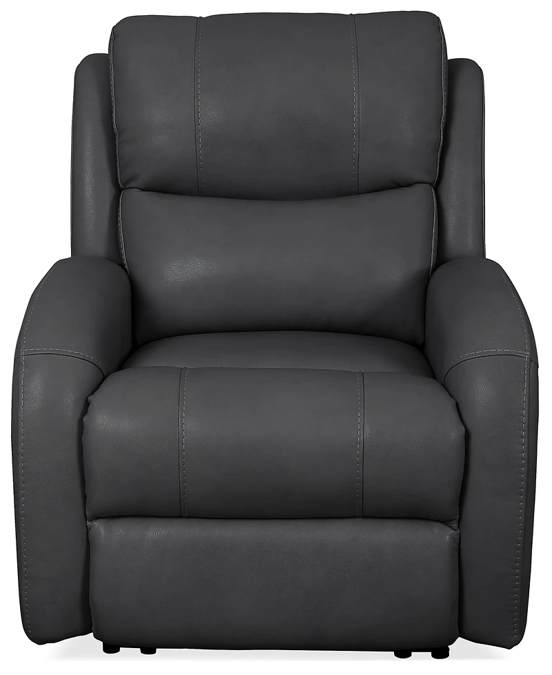 Kellet 33" Leather Power Recliner, Created for Macy's
