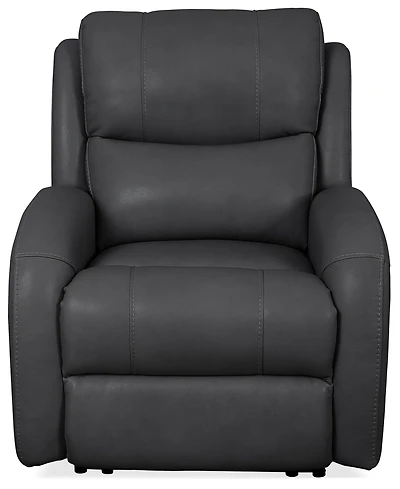 Kellet 33" Leather Power Recliner, Created for Macy's