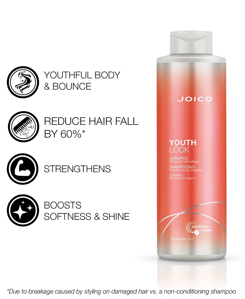 Joico YouthLock Shampoo, 33.8 oz.