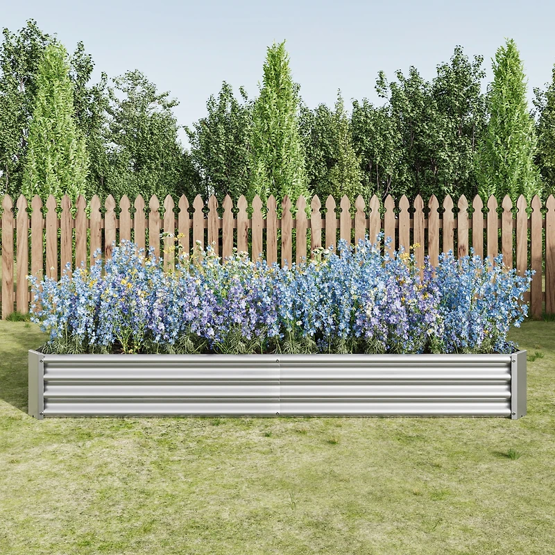 Streamdale Metal Raised Garden Bed Kit for Flowers and Vegetables