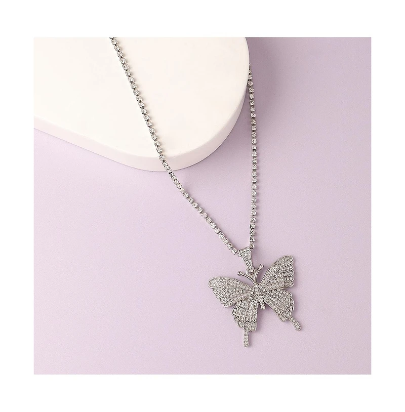 Sohi Women's Butterfly Pendant Necklace