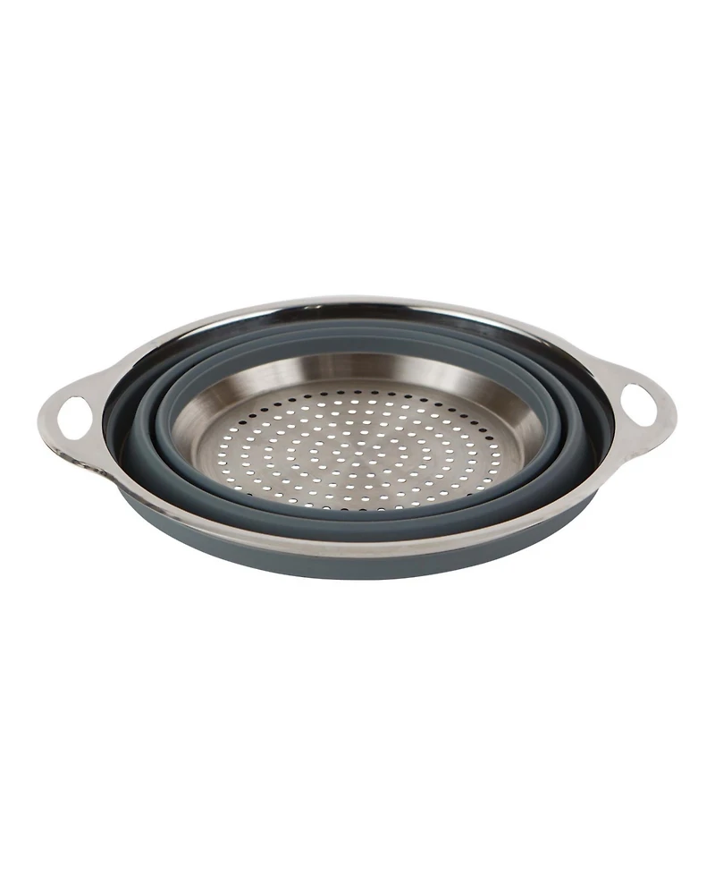 Rsvp International Endurance Silicone Stainless Steel Collapsible Colander