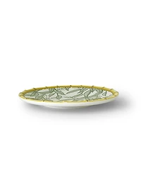 Q Squared Zen Bamboo Leaf Salad Plates, Set of 4
