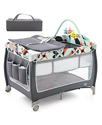Costway Baby 3 1 Playard Portable Nursery Center