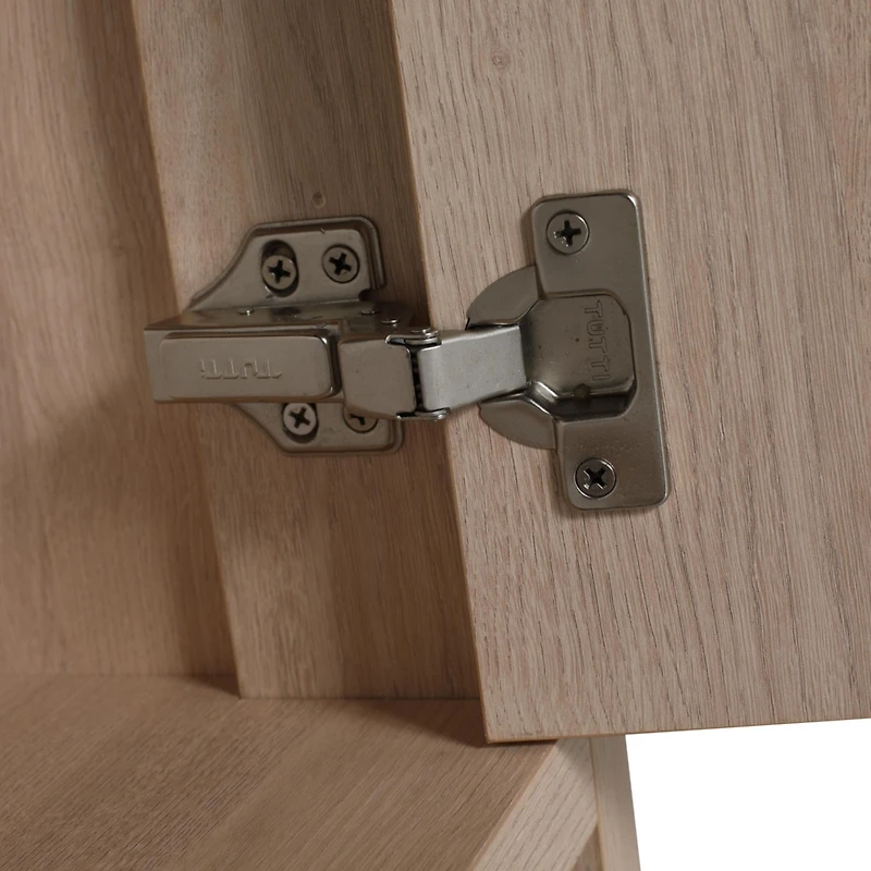 Streamdale Freestanding Vanity with Ceramic Sink & Soft-Close Doors