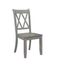 Streamdale Casual Buttermilk Finish Side Chairs - Set of 2