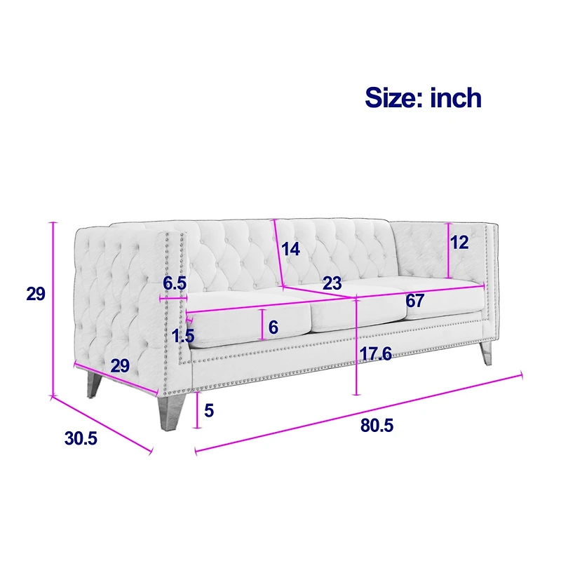 Streamdale 3 Seater + 2 Seater Combination Sofa.Beige Velv