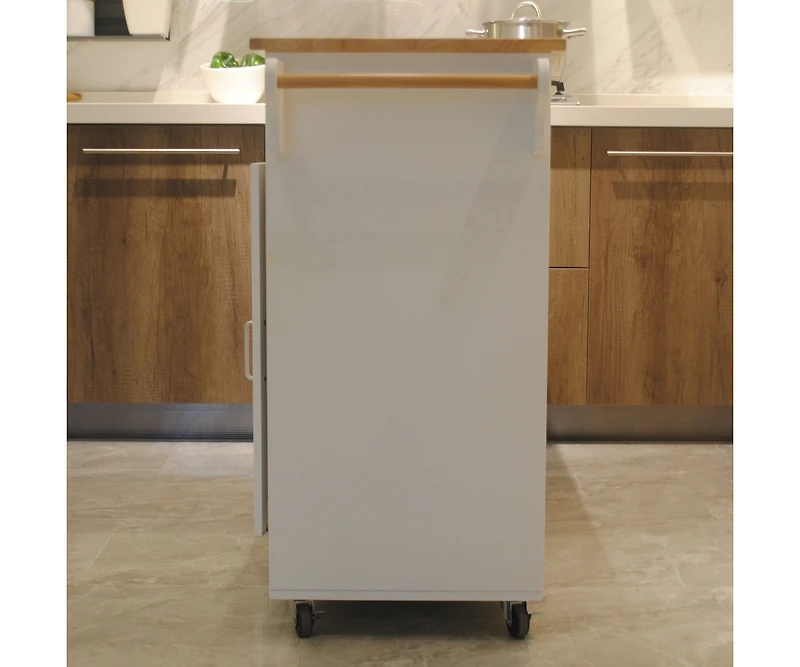 Streamdale Mobile Kitchen Island with Luxury Design