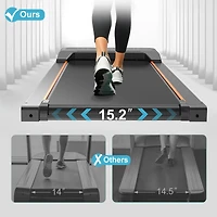 Streamdale Furniture Portable Under Desk Treadmill - 2.5HP 245LBS
