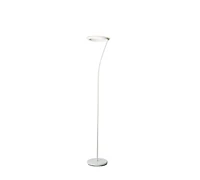 Streamdale 73" Tall Halo Led Torchiere Floor Lamp in Matte White