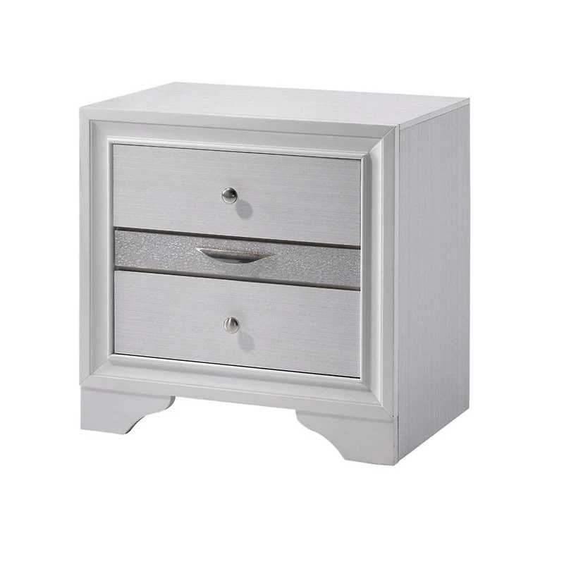 Streamdale Furniture Hidden Jewelry Drawer Nightstand Table