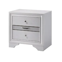 Streamdale Furniture Hidden Jewelry Drawer Nightstand Table