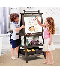 3-in-1 Double-Sided Storage Art Easel