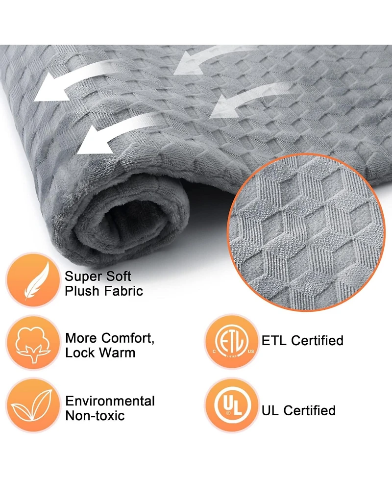 Caromio Electric Heating Pad Extra Large, 17" x 33"