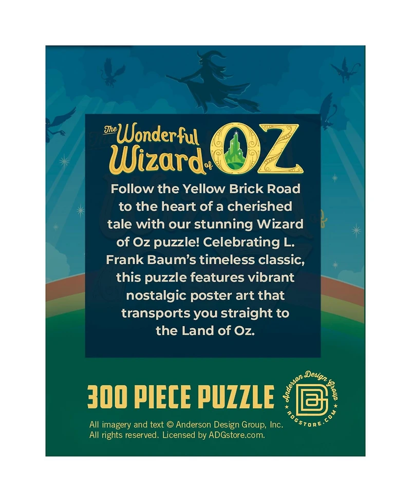 MasterPieces The Wonderful Wizard of Oz 300 Piece Jigsaw Puzzle