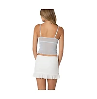 Edikted Bethany mesh tank top