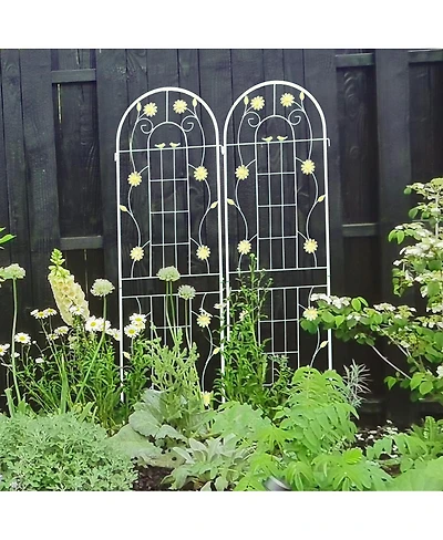 Streamdale Furniture Metal Garden Trellis for Climbing Plants Outdoor Support