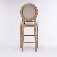 Streamdale Upholstered French Country Barstools (Set of 2)
