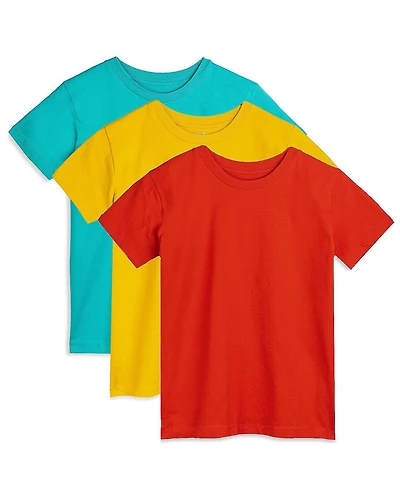 Mightly Boys & Girls 3pk Fair Trade Organic Cotton Classic Fit Tees
