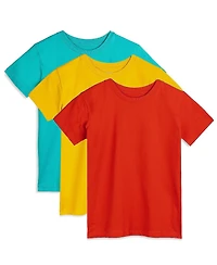 Mightly Boys & Girls 3pk Fair Trade Organic Cotton Classic Fit Tees