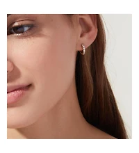 Ana Luisa Pave Huggie Hoops - Suzanne Medium
