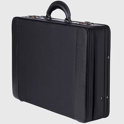 Alpine Swiss Mens Briefcase Hard Side Business Case Expandable Attache Case For Men Dual Combination Locks Multiple Organizers Manufacturer s Warranty