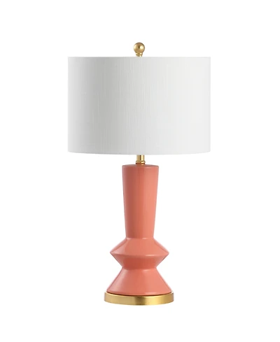 Jonathan Y Ziggy Ceramiciron Contemporary Glam Led Table Lamp