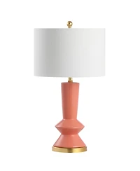 Jonathan Y Ziggy Ceramiciron Contemporary Glam Led Table Lamp