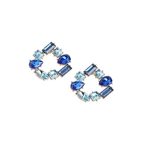 Sohi Women's Crystal Stud Earrings