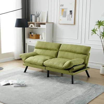 Streamdale Velvet Sofa, Accent Sofa Loveseat Sofa With Metal Feet