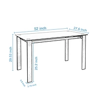 Streamdale Furniture Dining Table, Safety And Easy To Clean, Multi-Function Table For Dining And Living Room