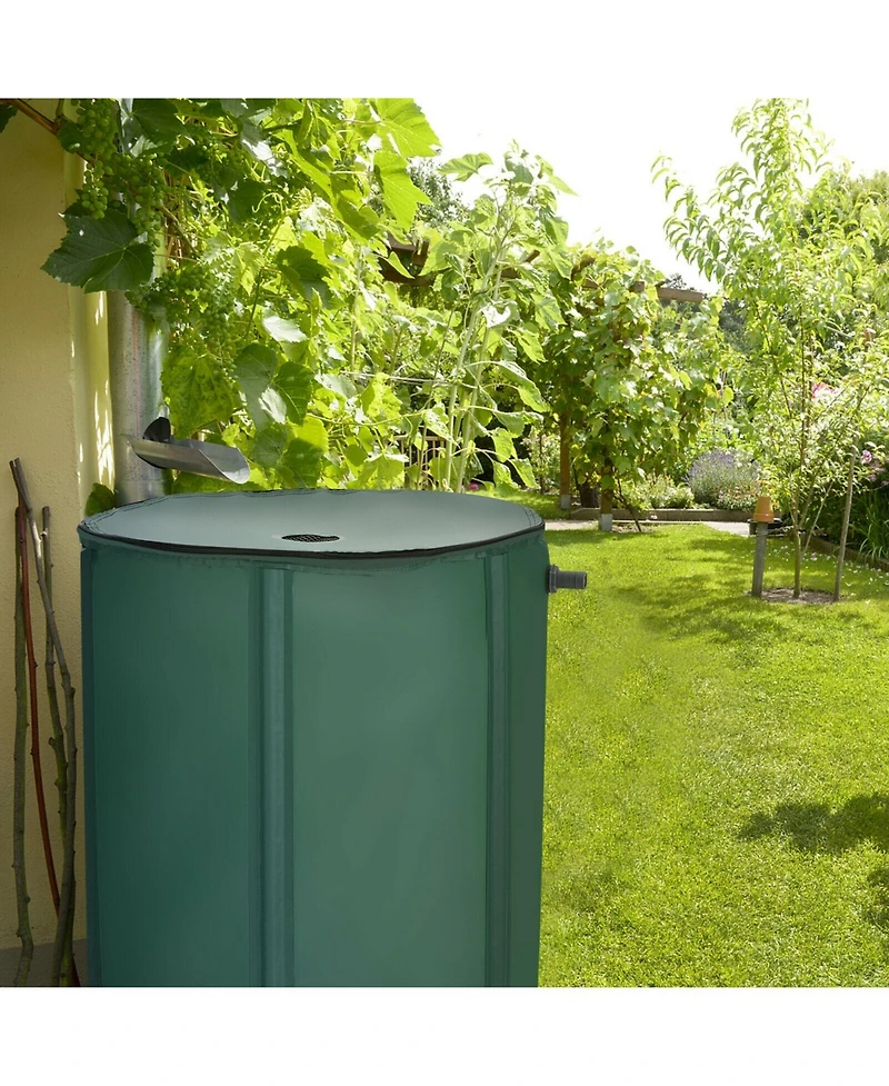 Slickblue 60 Gallon Portable Collapsible Rain Barrel Water Collector