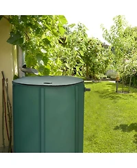 Slickblue 60 Gallon Portable Collapsible Rain Barrel Water Collector