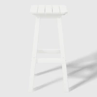 WestinTrends 29" Hdpe Outdoor Patio Square Bar Stools (Set of