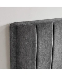 Wall Mounted Easy Assemble Channel Stitched Floating Headboard