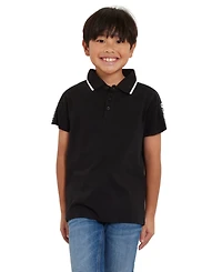 Guess Big Boys Short Sleeve Taping Polo Shirt