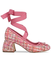 Circus Ny by Sam Edelman Della Lace-Up Block-Heel Ballet Pumps