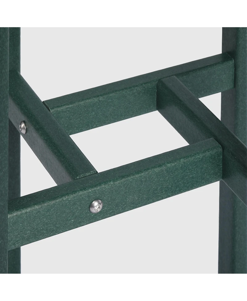 WestinTrends Outdoor Patio Bar Height Table and Stool 4-Piece Dining Set