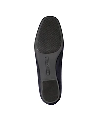 Bandolino Women's Meonna Square Toe Bow Detail Loafers