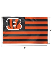 WinCraft Cincinnati Bengals 3' x 5' Americana Stars Stripes Deluxe Flag