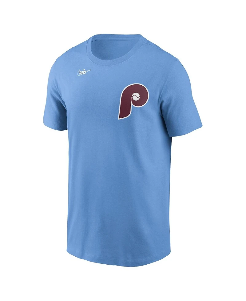 Nike Men's Light Philadelphia Phillies Cooperstown Wordmark T-Shirt