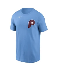 Nike Men's Light Philadelphia Phillies Cooperstown Wordmark T-Shirt