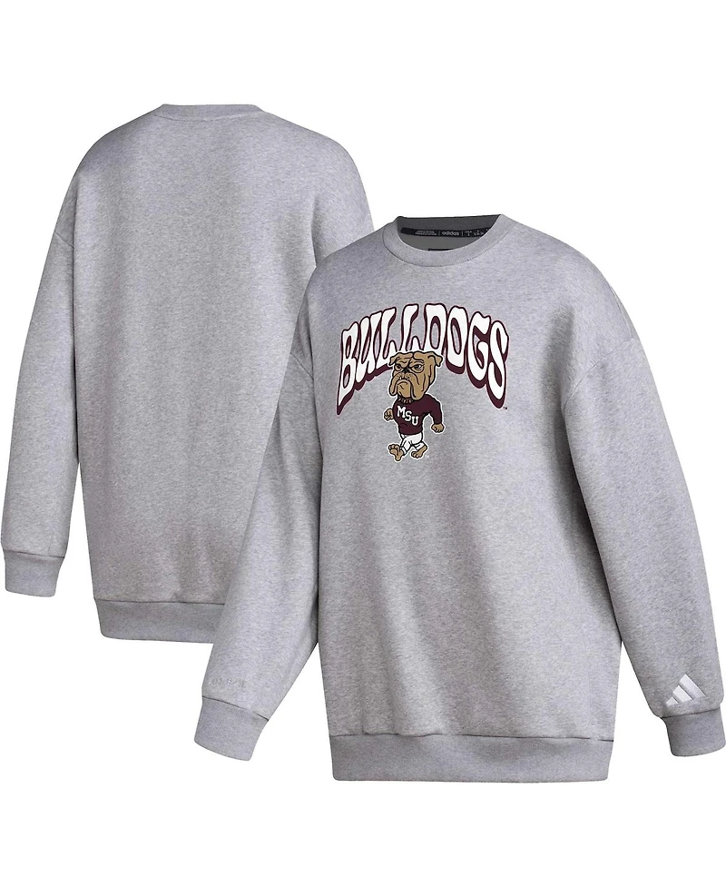 Adidas Women's Mississippi State Bulldogs vintage-like Styling Pullover Sweatshirt
