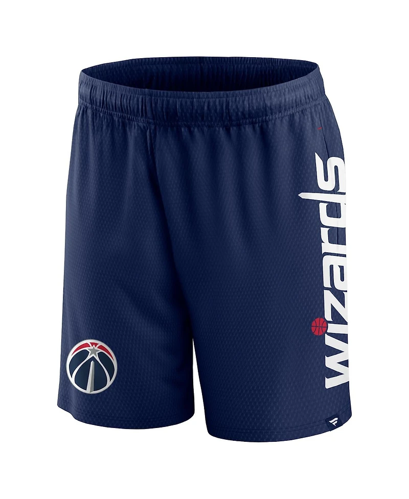 Fanatics Men's Washington Wizards Post Up Mesh Shorts