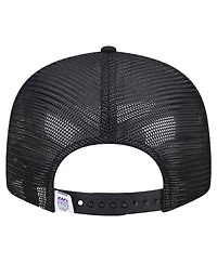 New Era Men's Gray Sacramento Kings Evergreen Meshback 9FIFTY Snapback Hat