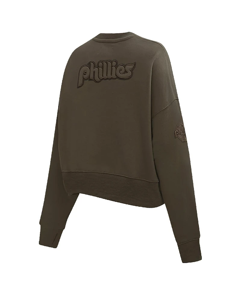 Pro Standard Women's Philadelphia Phillies Fleece Pullover Sweatshirt