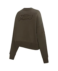 Pro Standard Women's Philadelphia Phillies Fleece Pullover Sweatshirt